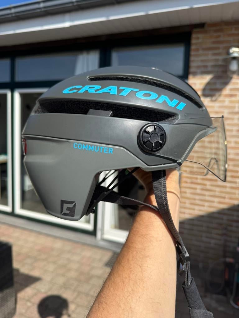 Cratoni Commuter maat S-M, Fietsen en Brommers, Fietsaccessoires | Fietshelmen, Ophalen of Verzenden, Gebruikt, M, Jongen of Meisje