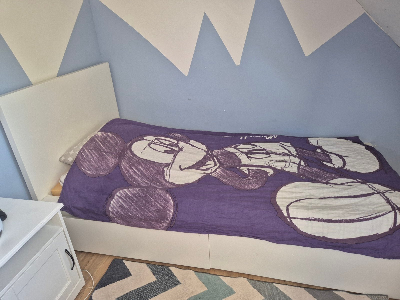 bedframe Ikea + lattenbodem, Ophalen, Lattenbodem