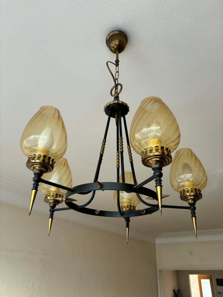 Lustre Vintage années 50, Enlèvement, Utilisé