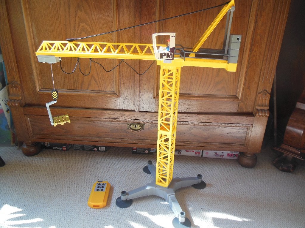 Playmobil 5466 Grote hijskraan  met IR-afstandsbediening, Ophalen, Gebruikt, Complete set, Voertuig