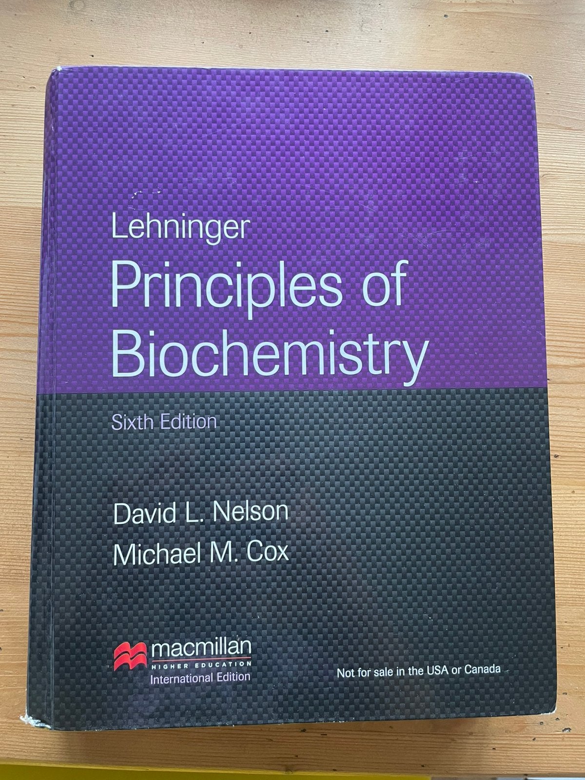 Lehninger - Principles of biochemistry, Ophalen of Verzenden, Zo goed als nieuw
