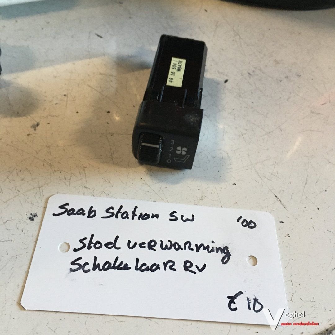 Saab Station 2000   Stoelverwarmingschakelaar Voor 46 16 504, -, Utilisé, -, -