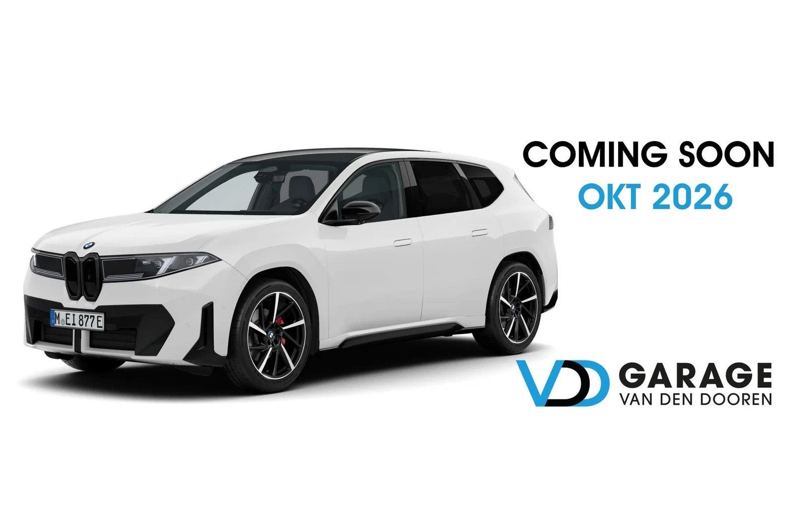 BMW iX3 50 xDrive M Sport PRO / PANO / TREKHAAK / STUURVERW, Auto's, Automaat, Gebruikt, Zwart, Wit