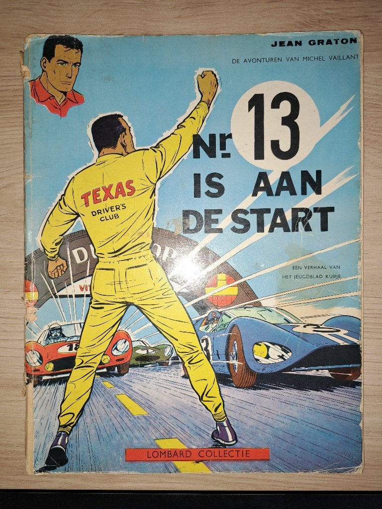 Strip Nr 13 aan de start met kuifjespunt 1963, Boeken, Stripverhalen, Jean Graton, Eén stripboek, Ophalen, Gelezen