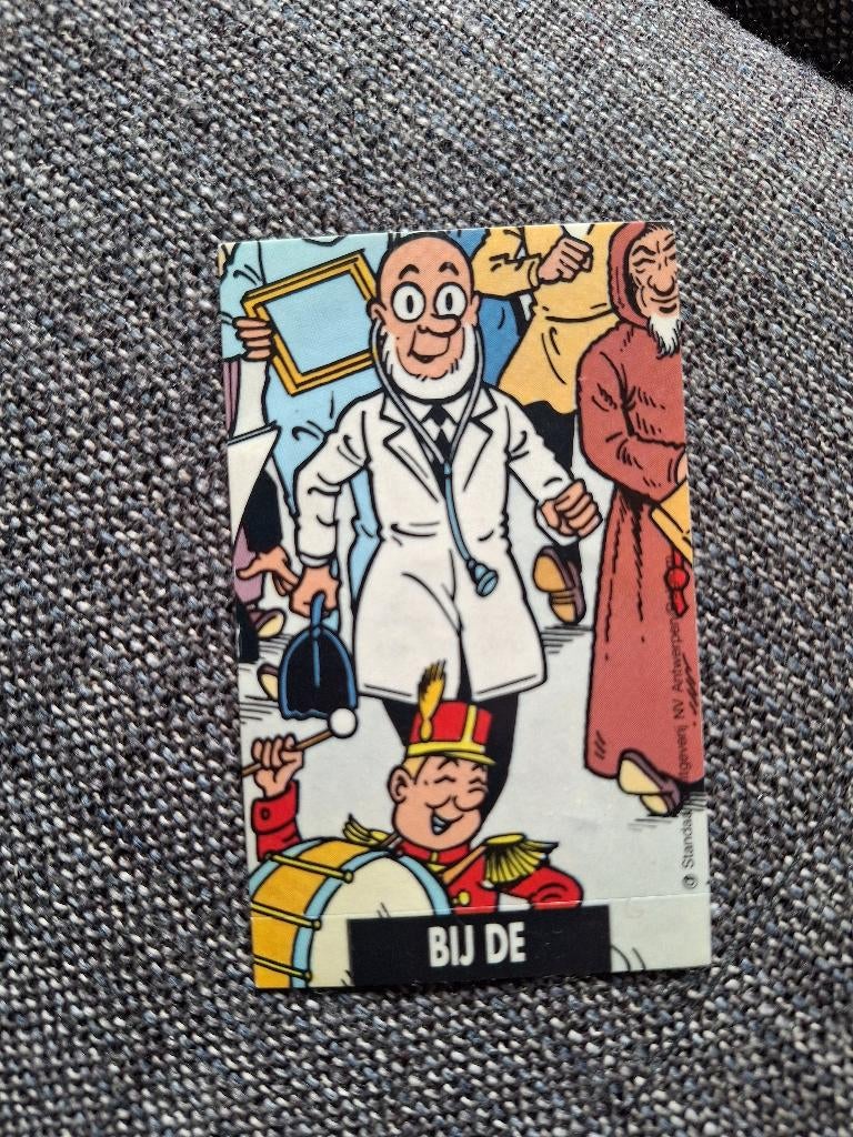 Vandersteen Suske Wiske Middenstand - Sticker Barabas (1989), Verzamelen, Ophalen of Verzenden, Suske en Wiske, Zo goed als nieuw