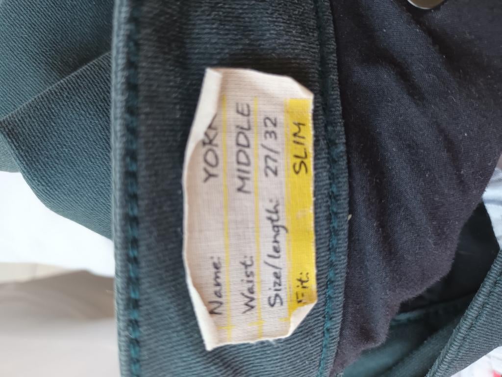 Pantalons, Enlèvement, Vert