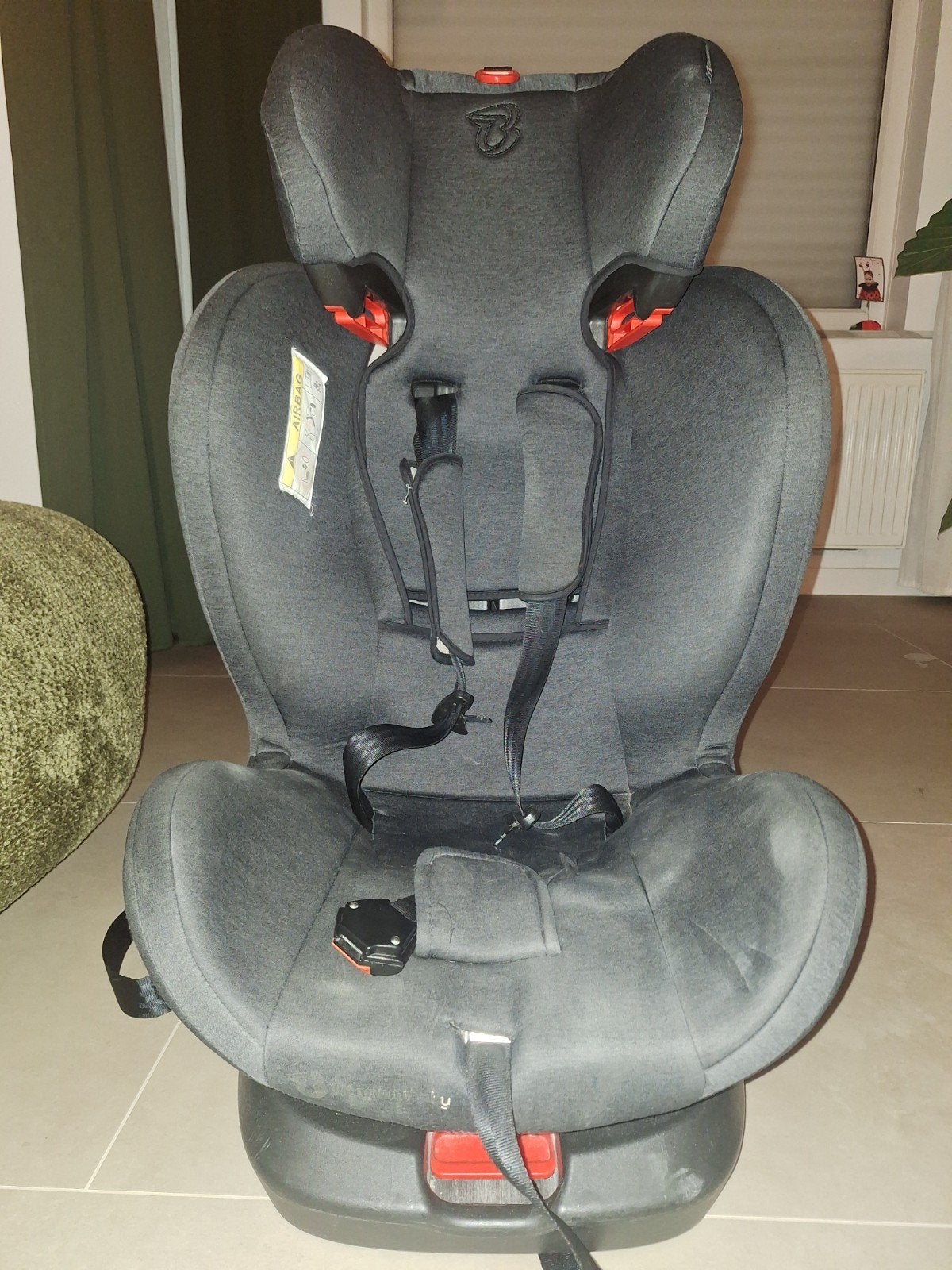 Draaibare meegroei autostoel, Kinderen en Baby's, Autostoeltjes, Verstelbare rugleuning, Gebruikt, Isofix, Ophalen