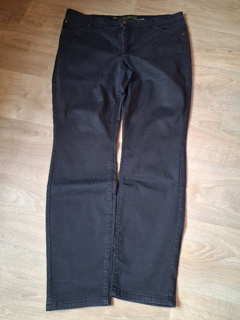 nieuwe zwarte jeansbroek, maat 48 (MS mode), dames, Vêtements | Femmes, Jeans, MS Mode, Envoi, Neuf, Autres tailles de jeans