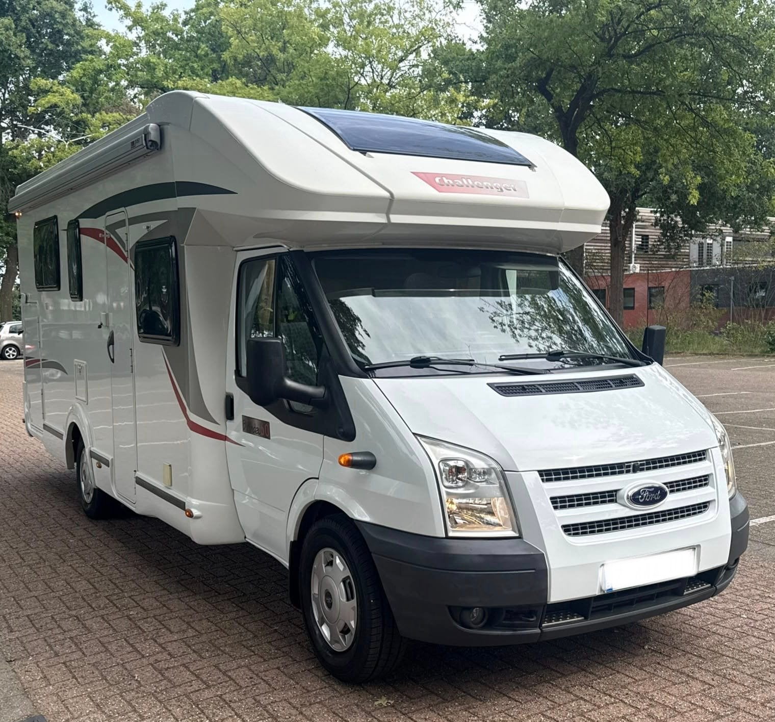 Ford Transit Challenger Half-integraal 2014 euro 5, Toilette à cassette, Boîte manuelle, Ford, Auvent