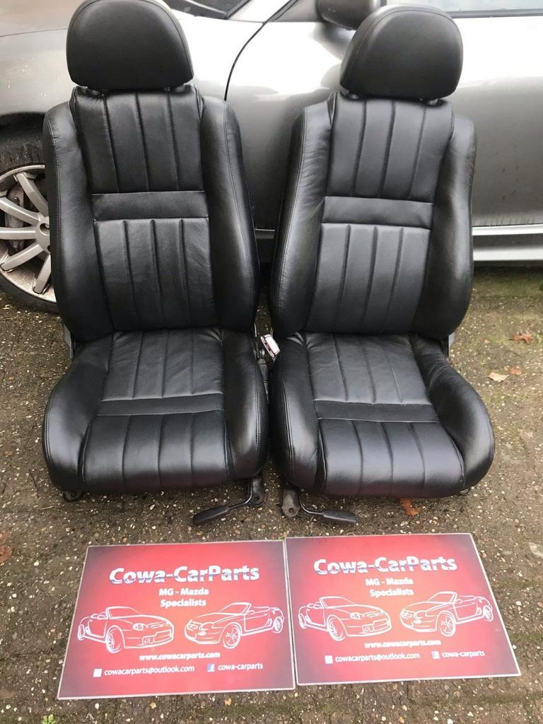 mg f mgf mg tf mgtf zwarte leren stoelen nieuw, Neuf, -, -, -