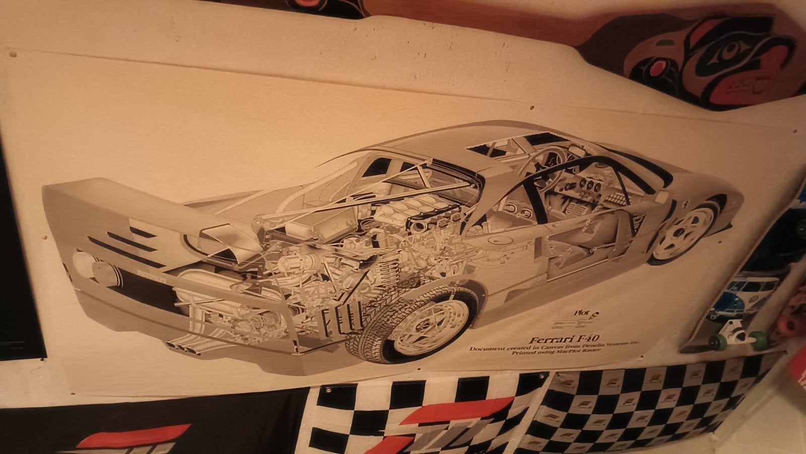 Ferrari F40, Collections, Enlèvement