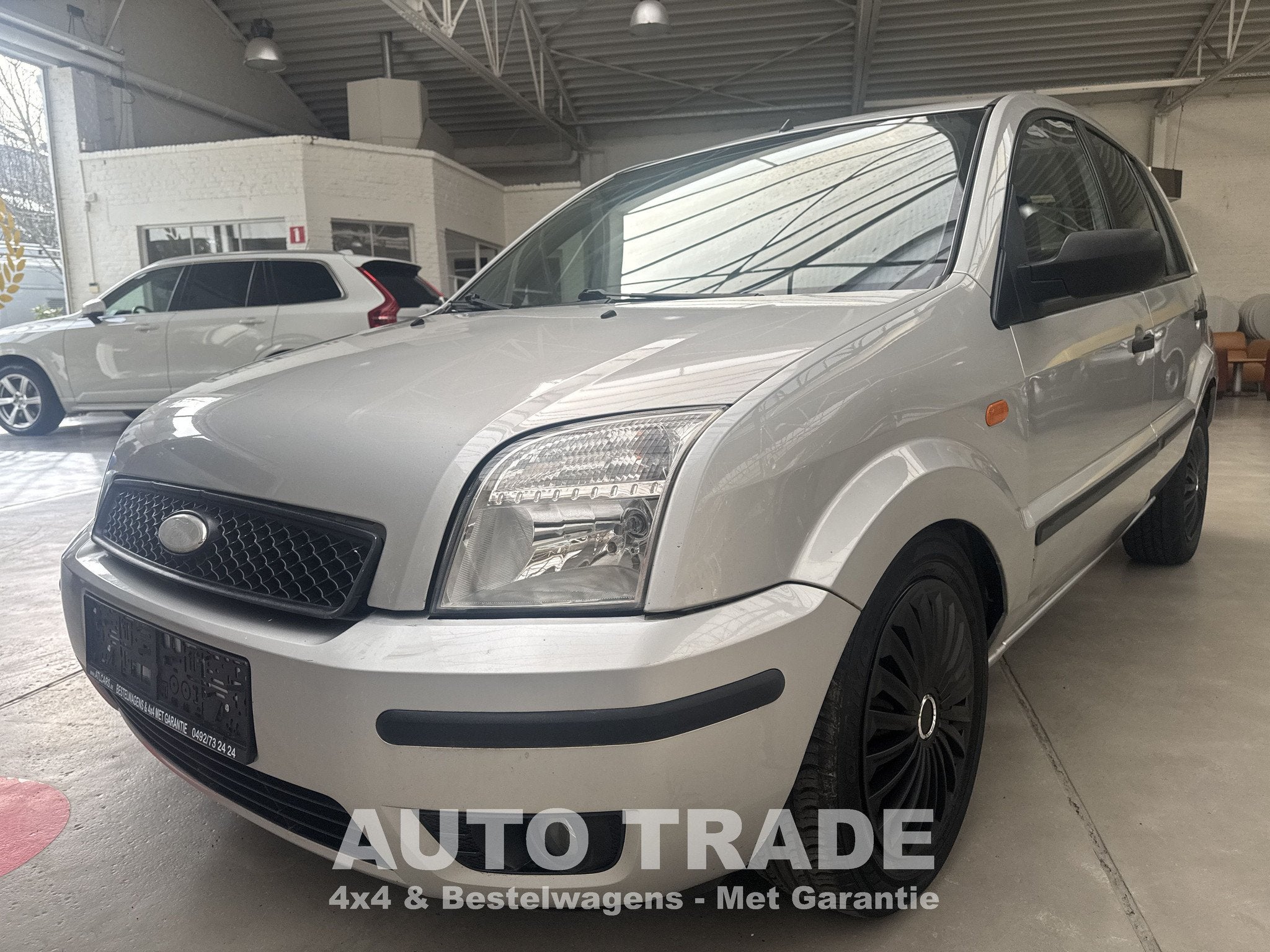 Ford Fusion 1.6 Diesel | 1j garantie | Keuring | Carpass, Autos, Ford, Argent ou Gris, 90 ch, Boîte manuelle, Noir