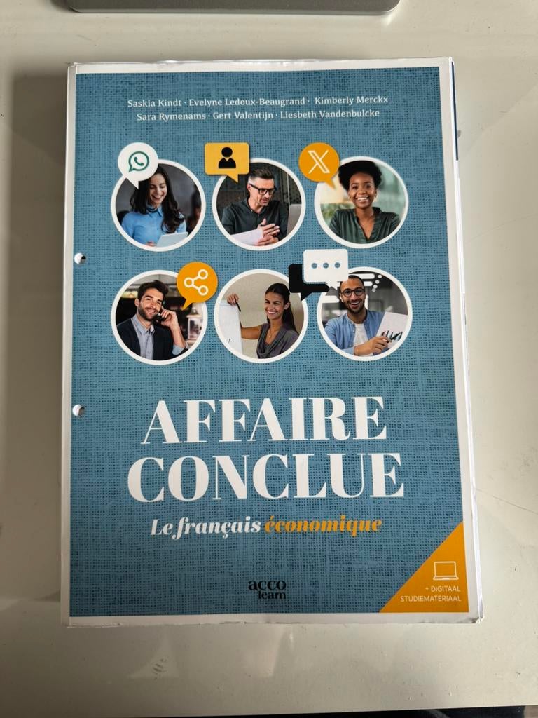 Affaire conclue - le français économique, Boeken, Ophalen of Verzenden, Gelezen, Hoger Onderwijs