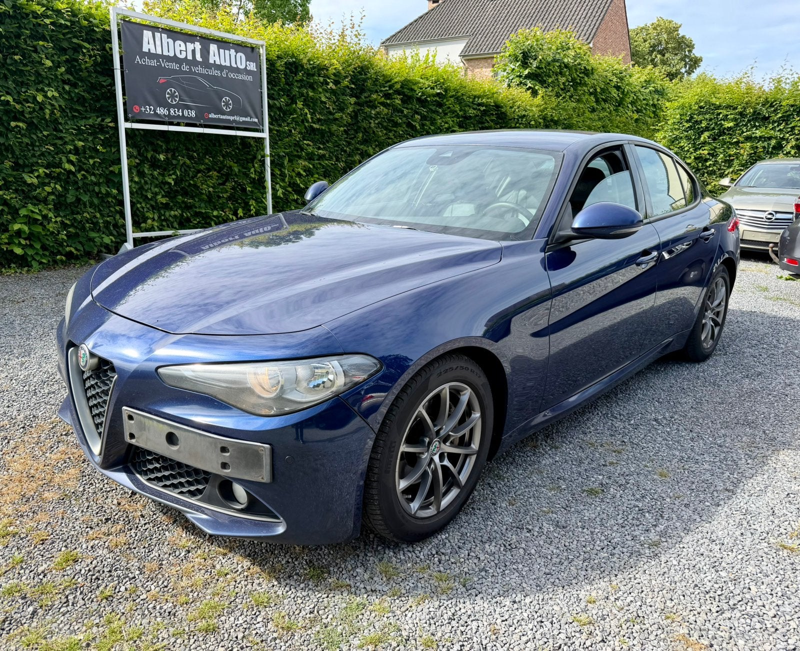 ALFA ROMEO GIULIA 2.2 DIESEL 110.KW. GPS. CAMERA. EURO 6B., Autos, Achat, Entreprise, Boîte manuelle, Noir