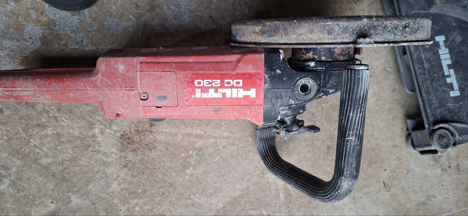 Hilti Dc230 slijp schijf, Ophalen, Gebruikt