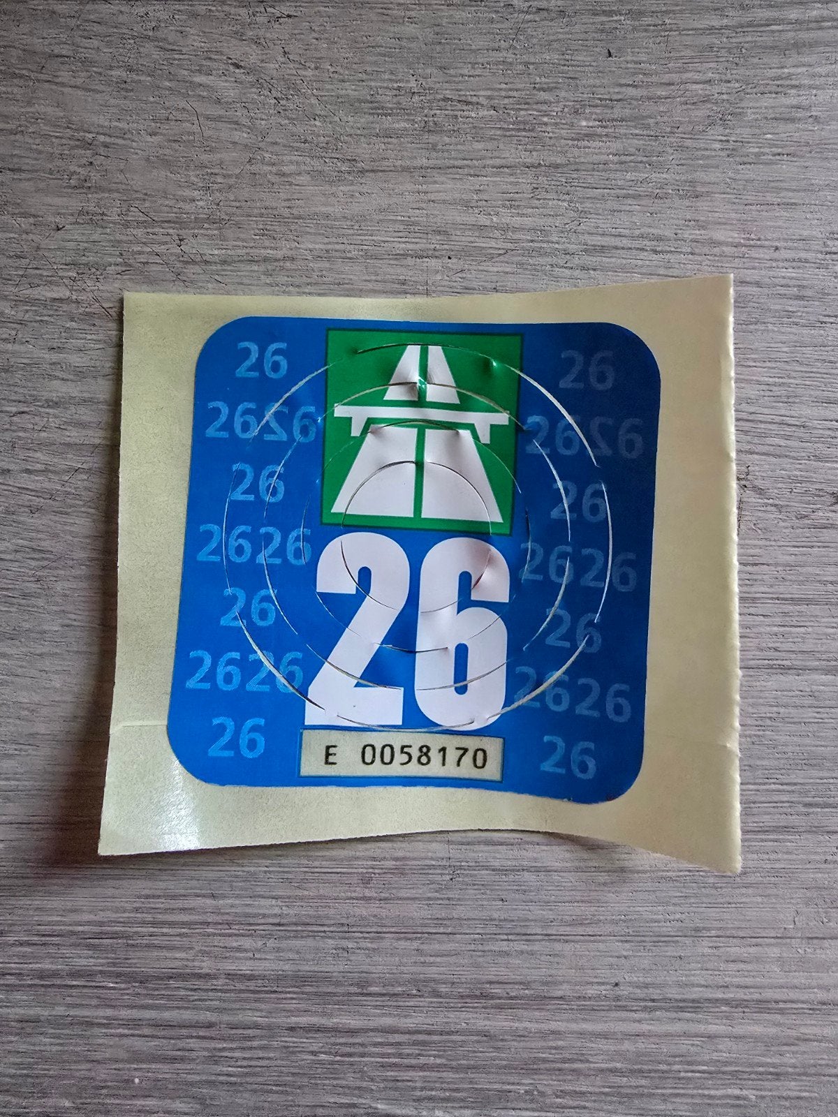 Wegenvignet vignet sticker Zwitserland