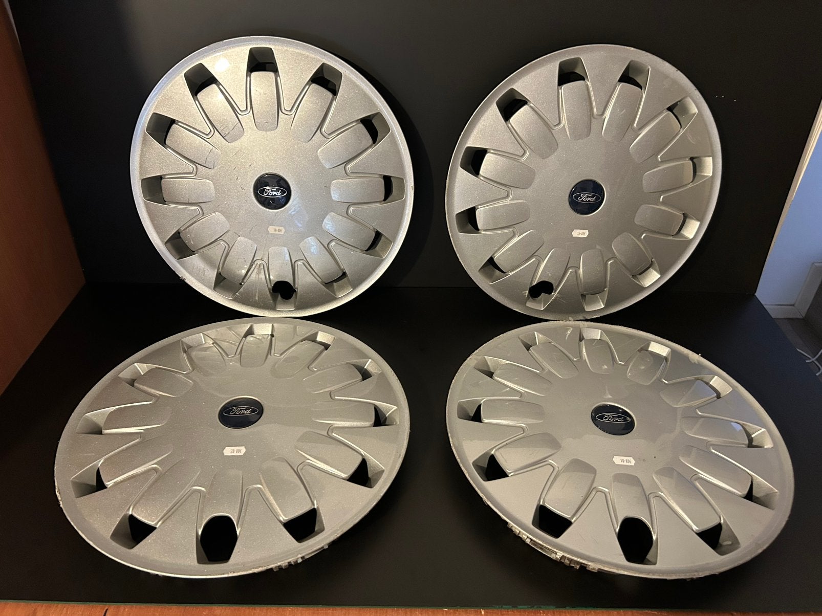 4 enjoliveurs d’origine Ford focus fiesta galaxy tourneo 16", Enlèvement ou Envoi, Utilisé
