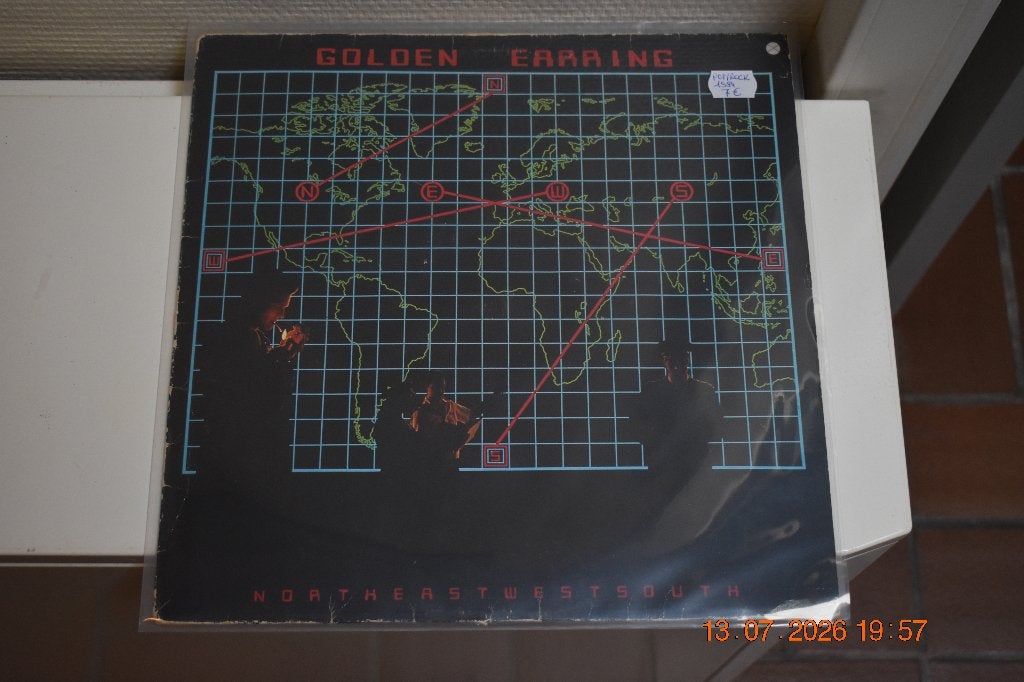 LP : Golden Earring - North East West South, Ophalen of Verzenden, Gebruikt, Poprock, LP
