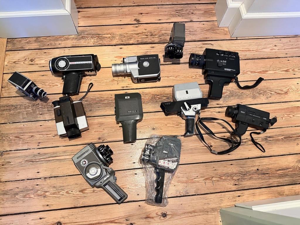 Vintage Super 8 camera collectie — Bolex, Canon, Yashica, Verzamelen, Foto-apparatuur en Filmapparatuur, Ophalen of Verzenden