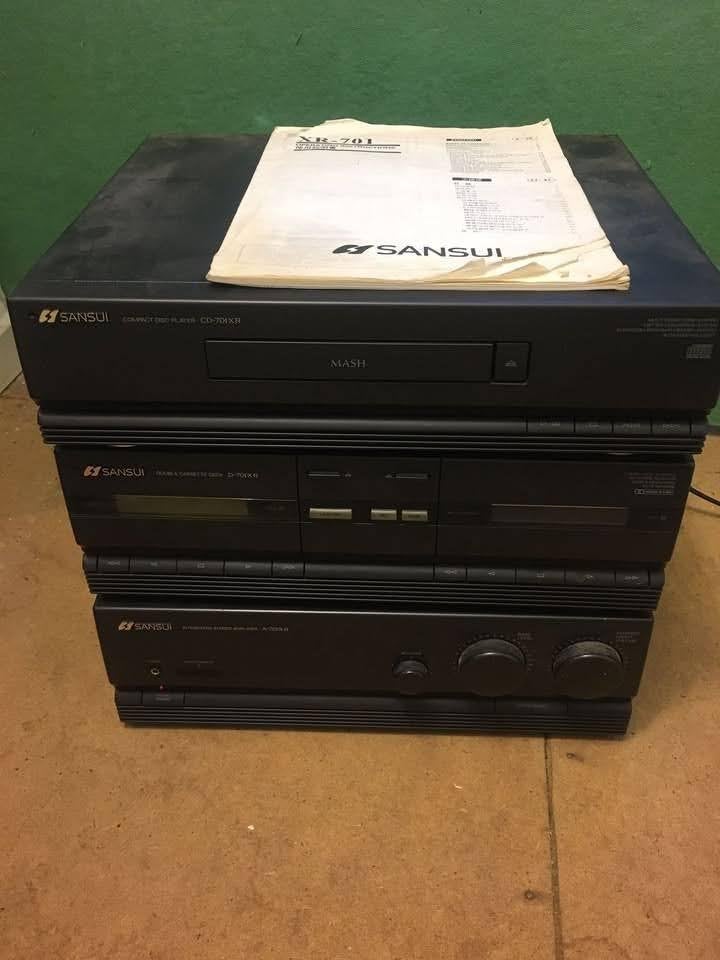 Amplificateur A701 XR/lecteur de disques/lecteur cassettes, Enlèvement, Utilisé