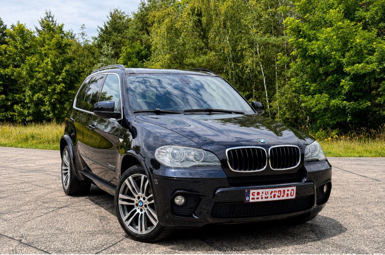 BMW X5 xDrive40d M-Pack –2011–Lichte Vracht, Auto's, Euro 5, 2993 cc, Blauw, Bi-Xenon koplampen