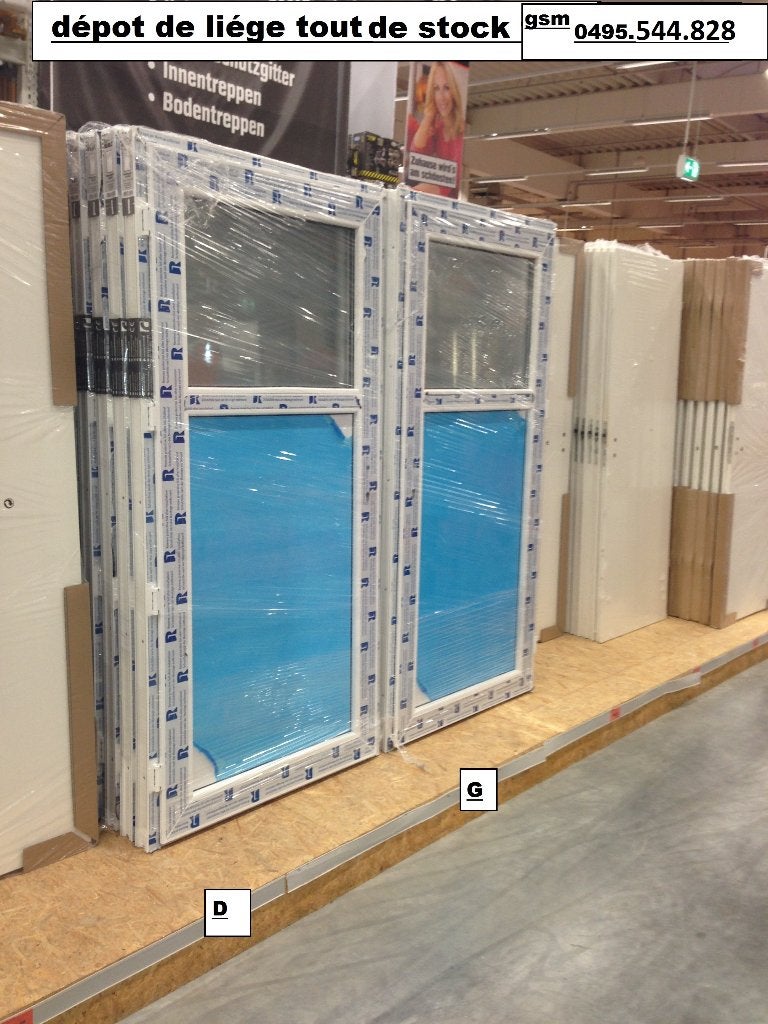 Nouvel Arrivage Exclusif de Portes 1/4 Vitrée !, Bricolage & Construction, Enlèvement, Neuf