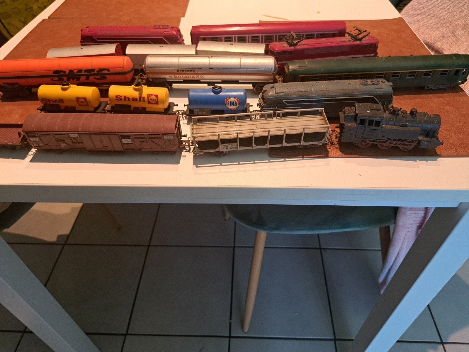 Modelbouw treinset, Hobby en Vrije tijd, Modeltreinen | Overige schalen, Ophalen, Treinset