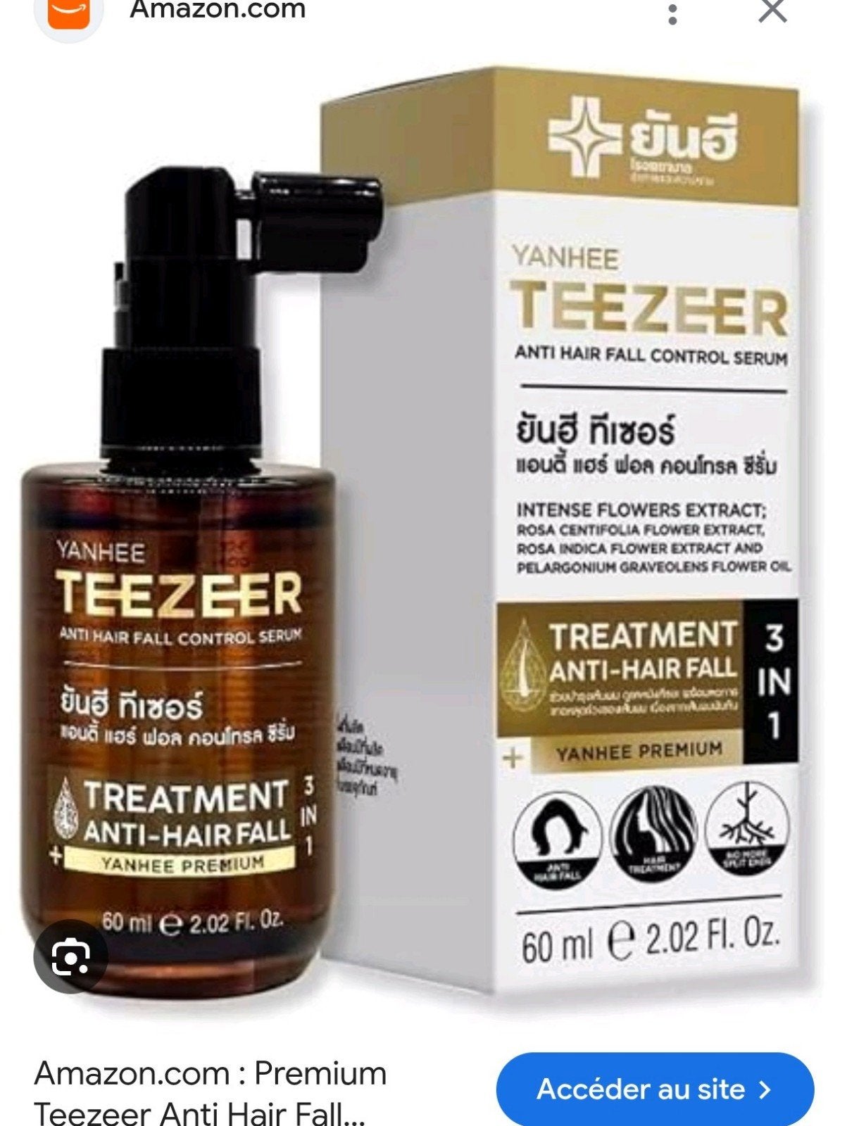 Anti chute cheveux neuf 60ml, Enlèvement ou Envoi
