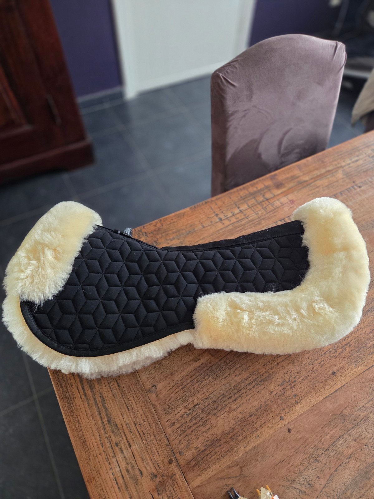 Tapis de selle Equestro en peau de mouton neuf, Enlèvement, Pad de selle