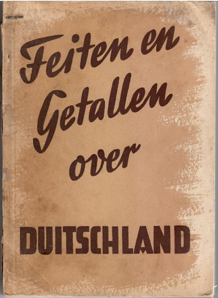 Faits et chiffres sur l'Allemagne 1941, Livres, Enlèvement ou Envoi