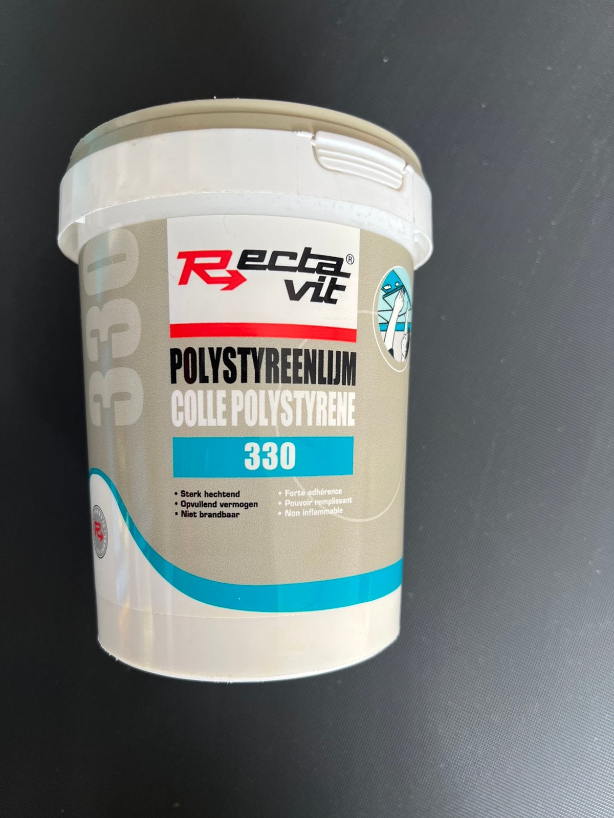 pot de colle Rectavit 330 Colle Polystyrène, neuf, Moins de 5 litres, Enlèvement ou Envoi, Neuf