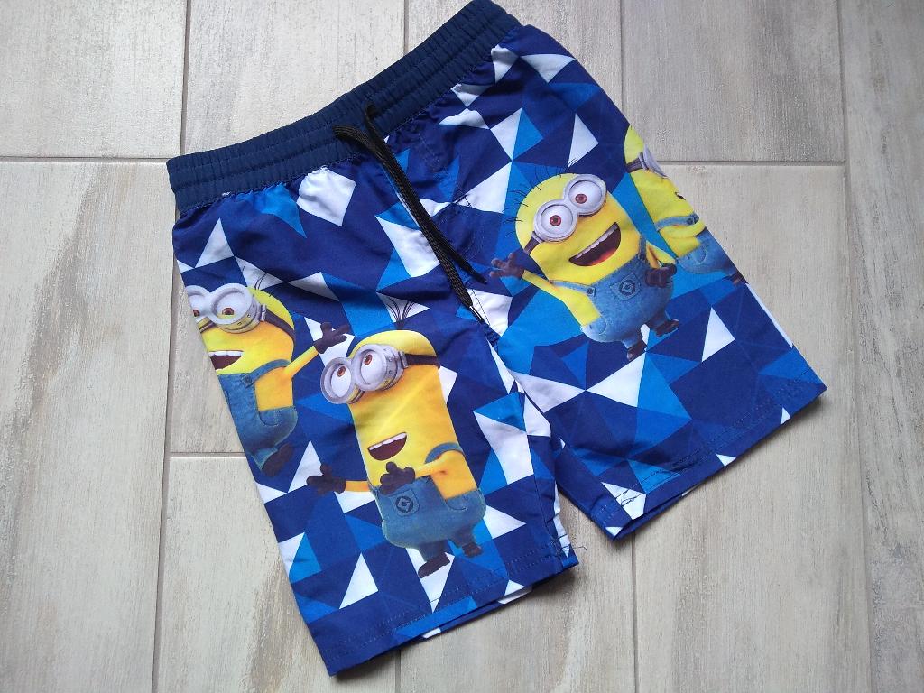 ★ M98/104 - Korte broek minions, Kinderen en Baby's, Kinderkleding | Maat 98, Ophalen of Verzenden, Zo goed als nieuw, Jongen