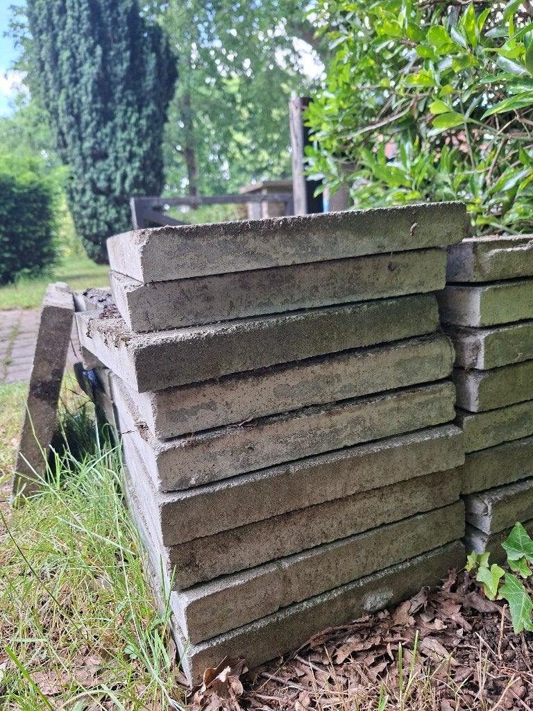 Terrastegels, Ophalen, Gebruikt, Beton, Terrastegels