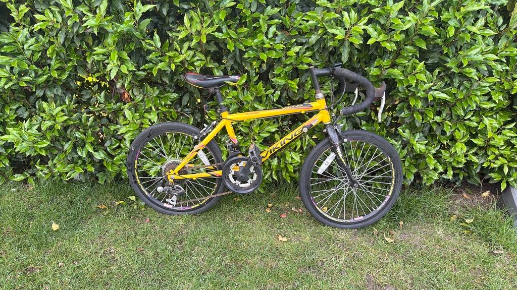 Koersfiets 14 inch, Fietsen en Brommers, Ophalen, Gebruikt, Minder dan 16 inch