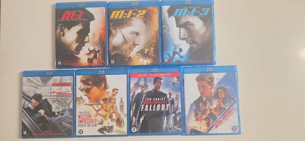 BR - Mission Impossible 7 films (afzonderlijke films), Ophalen of Verzenden, Zo goed als nieuw, Actie, Boxset
