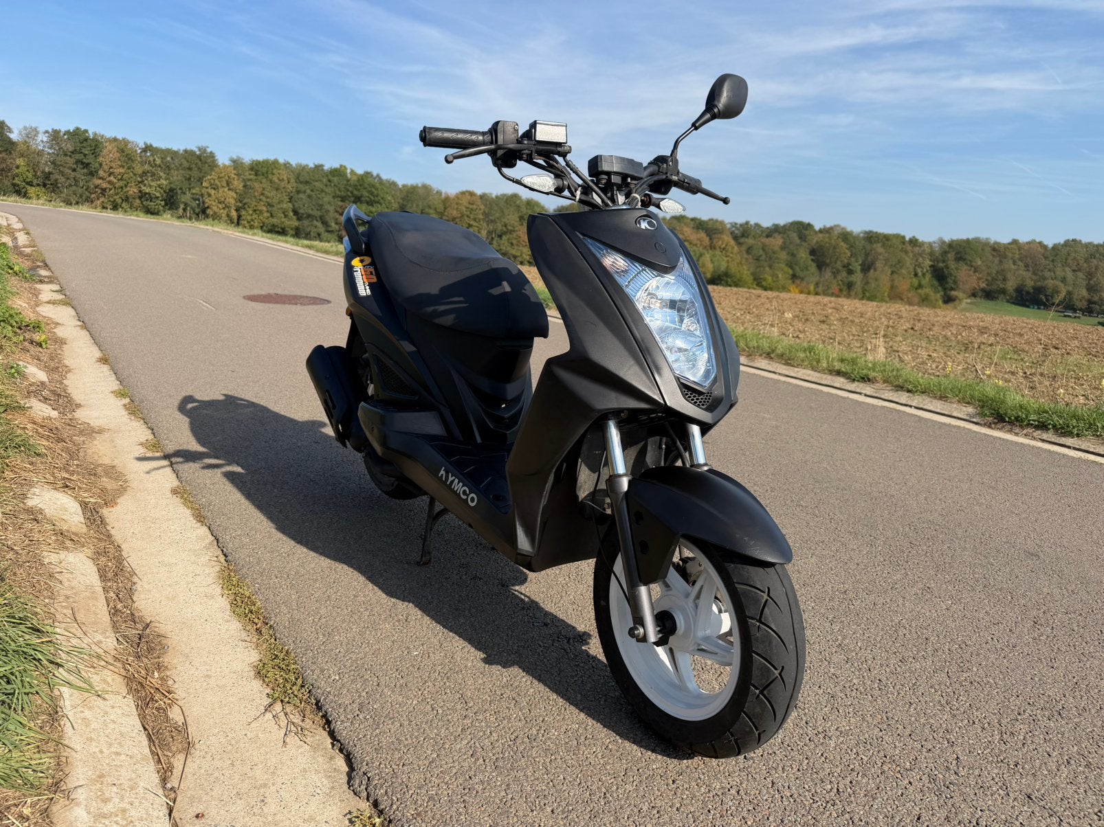 Scooter Kymco Agility Naked 2T classe A 25Km/h, Vélos & Vélomoteurs, Comme neuf, Enlèvement, Deux-temps, Classe A (25 km/h)