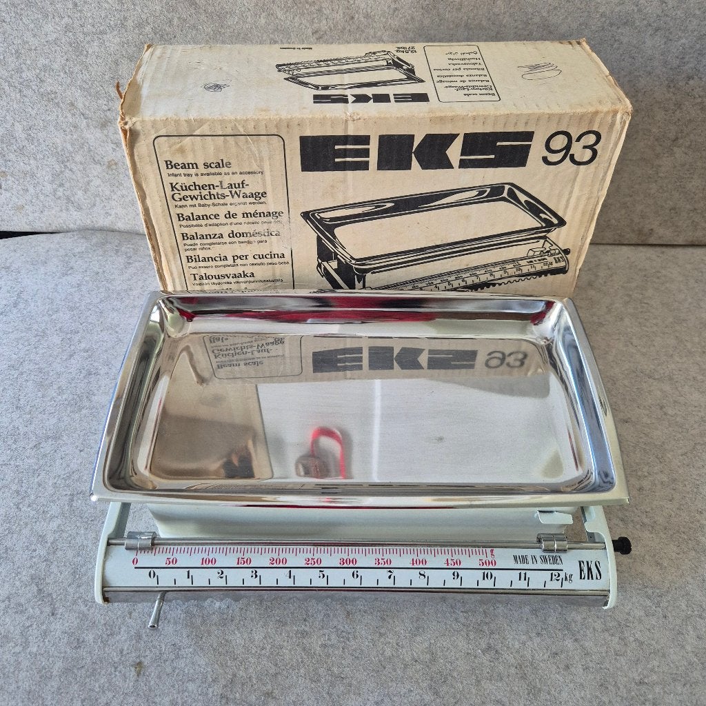 Vintage EKS 93 keukenweegschaal tot 12 kg, Ophalen of Verzenden, Keukenweegschaal
