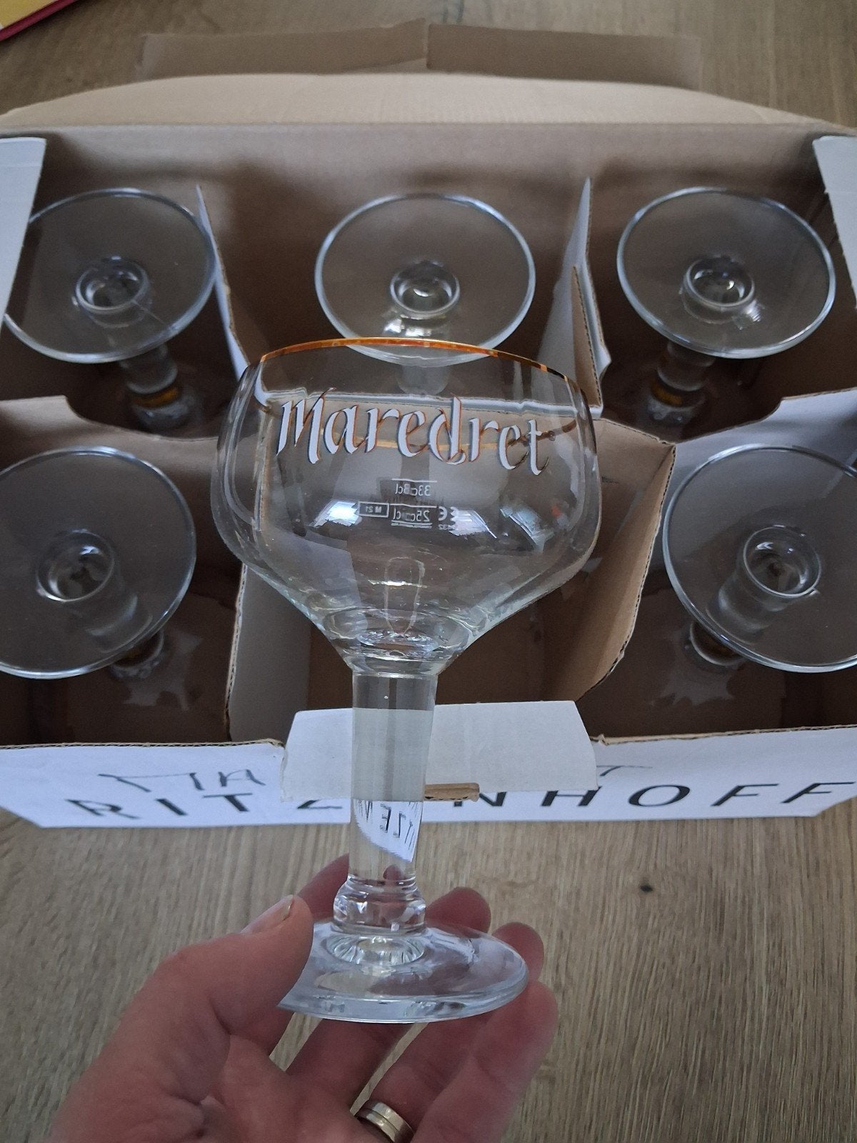 bierglazen maredret, Ophalen of Verzenden