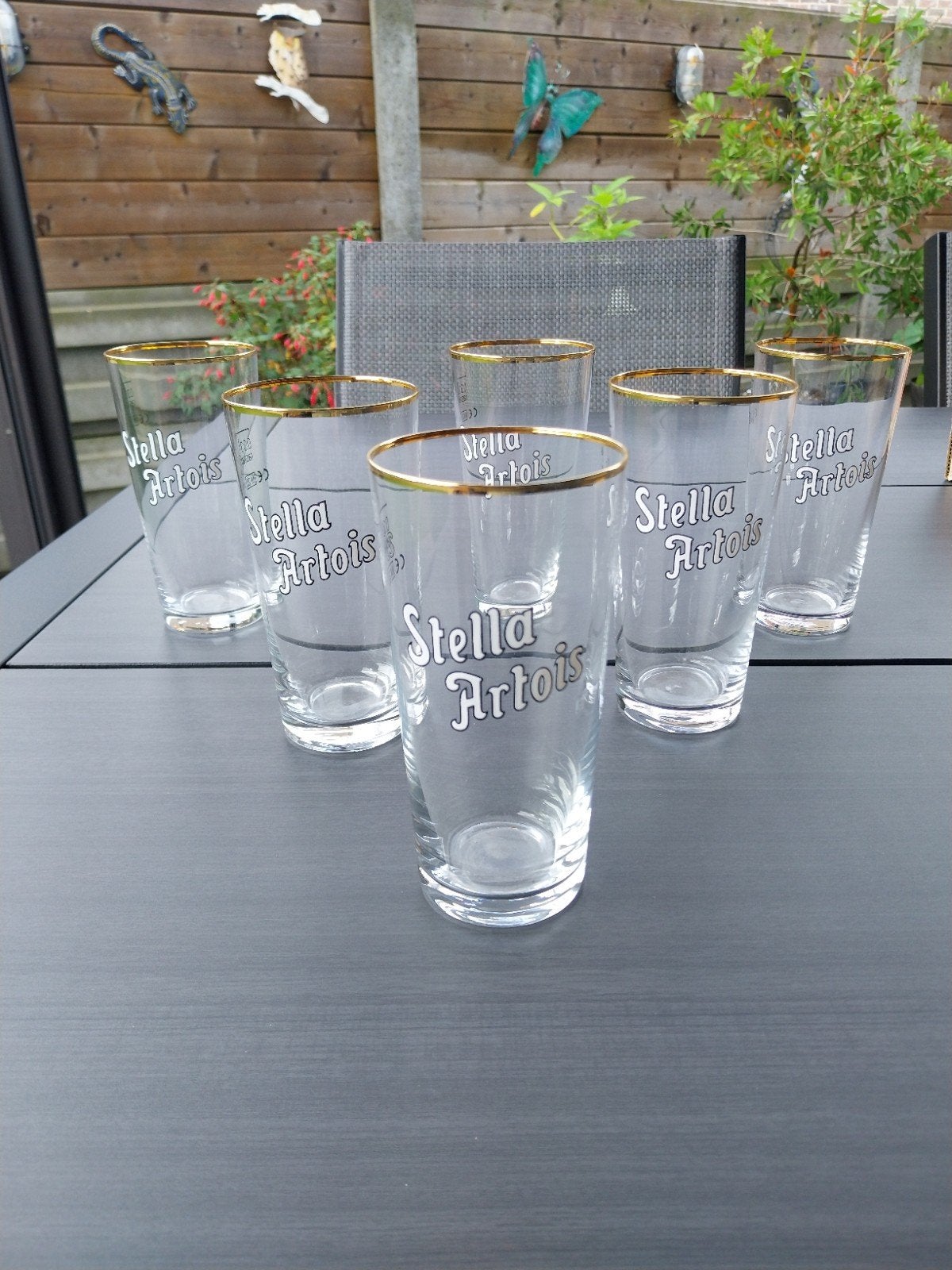 6 nieuwe,ongebruikte  33cl geëmailleerde boerkes pinten, Enlèvement, Neuf, Verre à bière