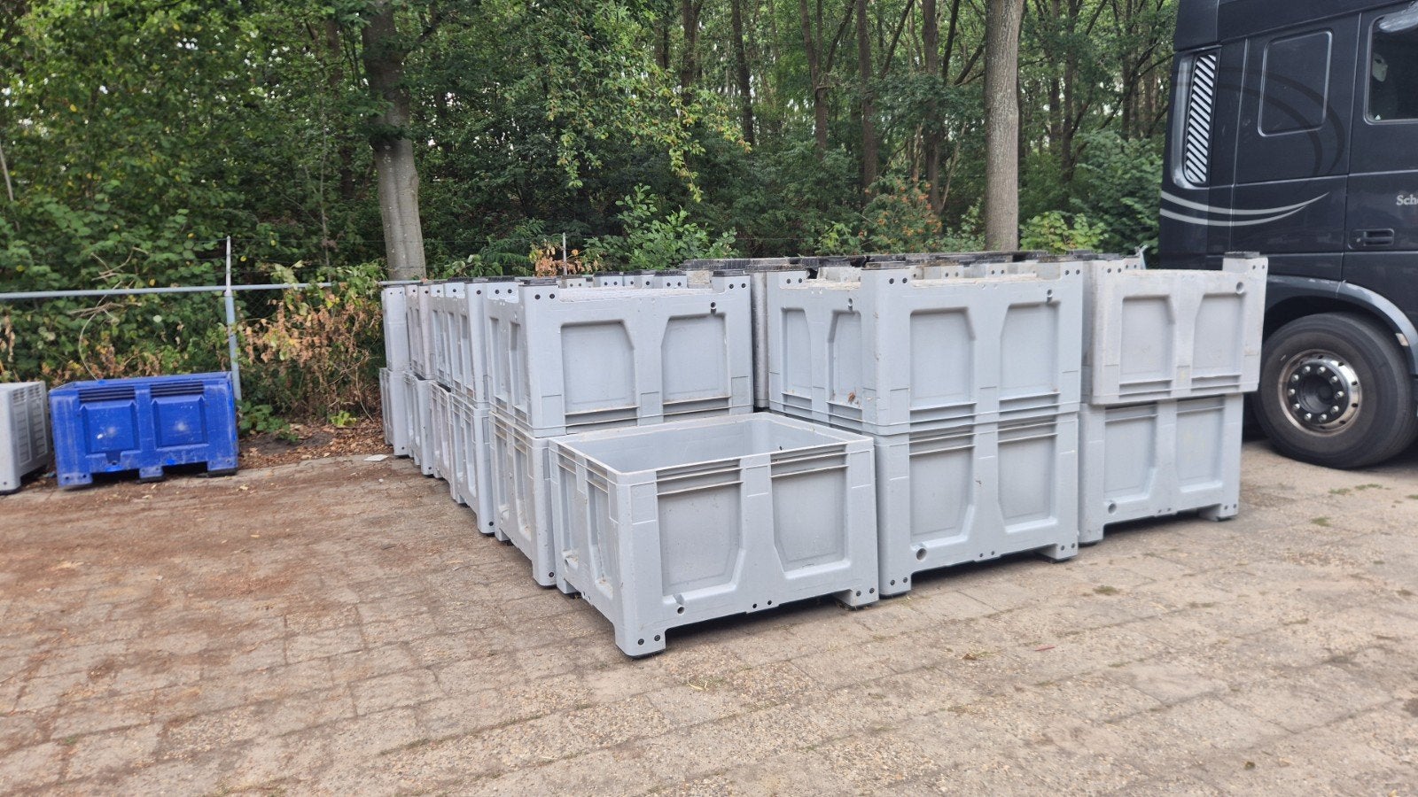 Palletbox dolav krat bak accubak slowfeeder waterbak, Divers, Lots de brocante, Utilisé, Enlèvement