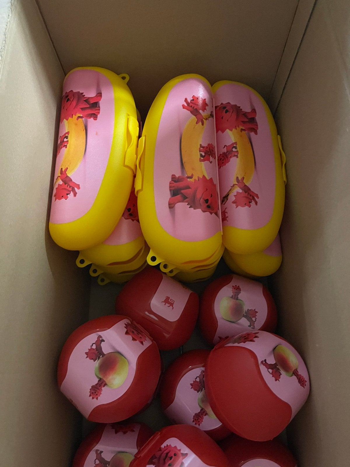 23 Nieuwe Fruitdoosjes (11x Banaan & 12 x  Appel), Handtassen en Accessoires, Ophalen of Verzenden, Zo goed als nieuw, Roze