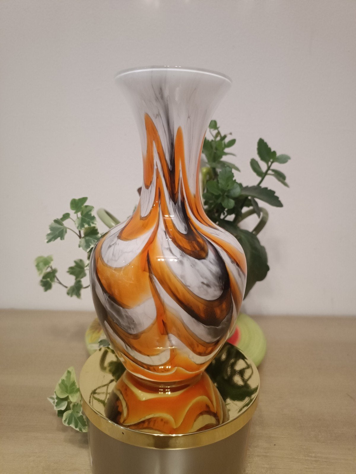 Vase Vintage Opaline 1970, Antiquités & Art, Enlèvement ou Envoi