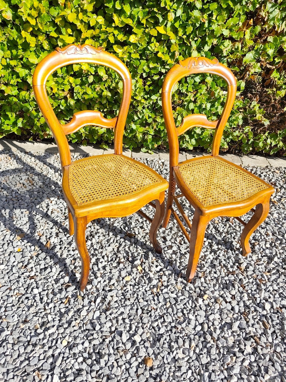 2 Louis Philippe barok stoelen, Ophalen
