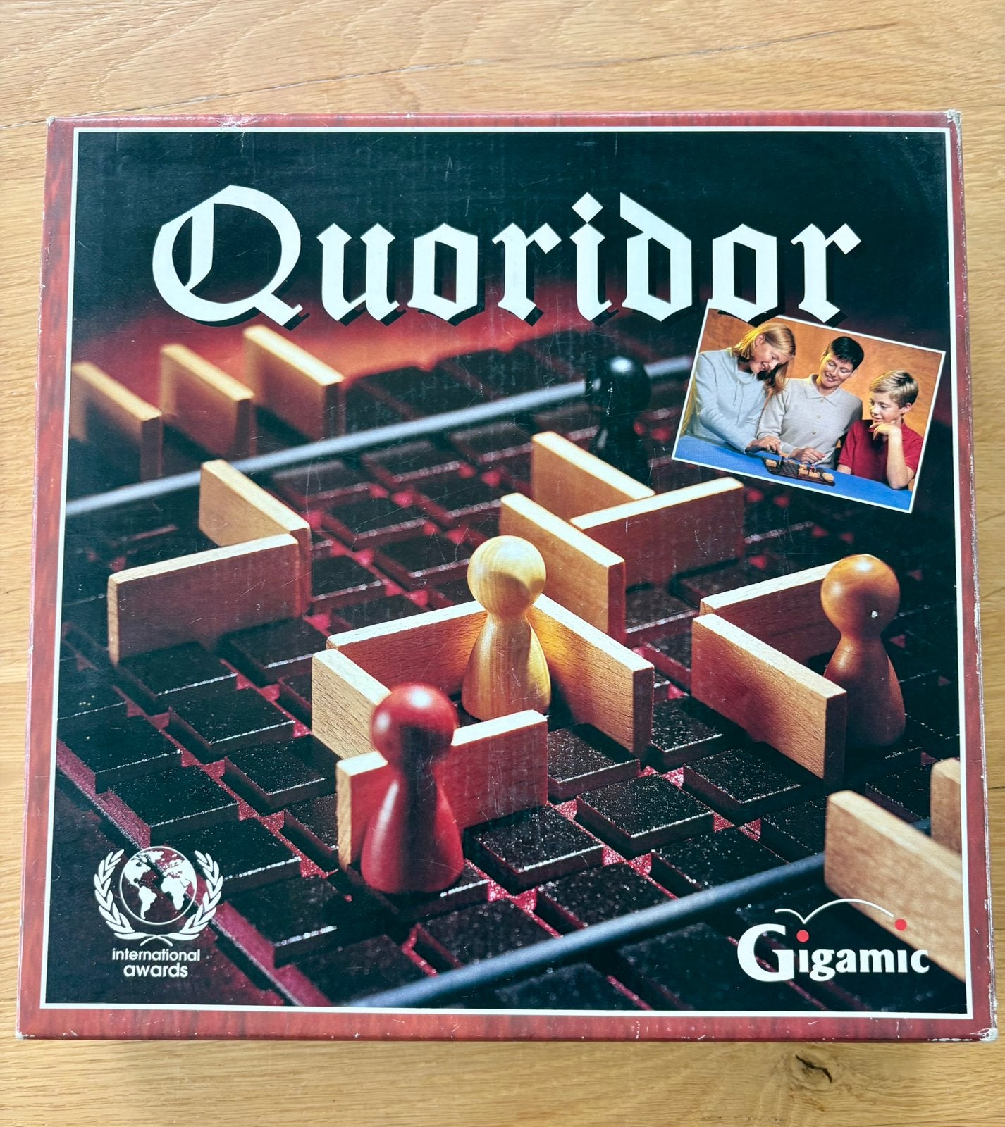 Quoridor en tactisch bordspel in hout, Hobby & Loisirs créatifs, Enlèvement, Comme neuf