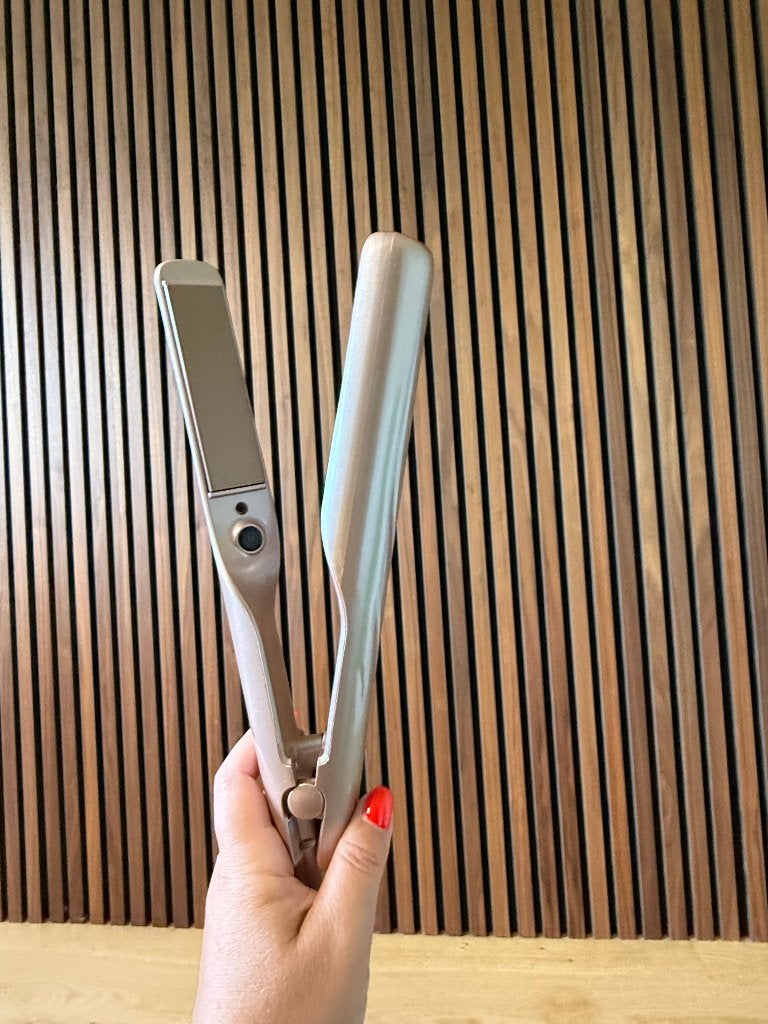 Fer à lisser 2 en 1 pour cheveux raides et de belles boucles, Enlèvement ou Envoi, Comme neuf, Soin des cheveux