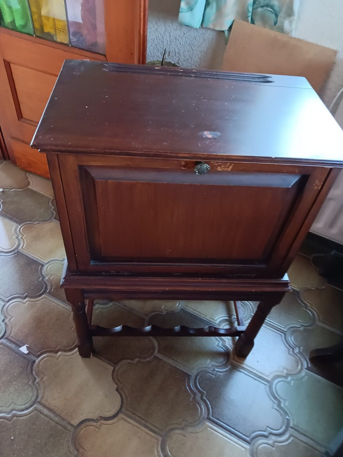 Meuble bar vintage, Enlèvement