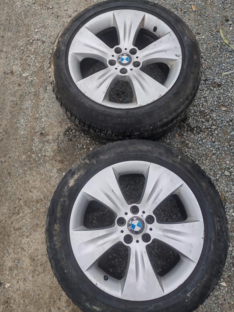 BMW X5 velgen plus banden, Auto-onderdelen, Banden en Velgen, Ophalen, 19 inch, Band(en)