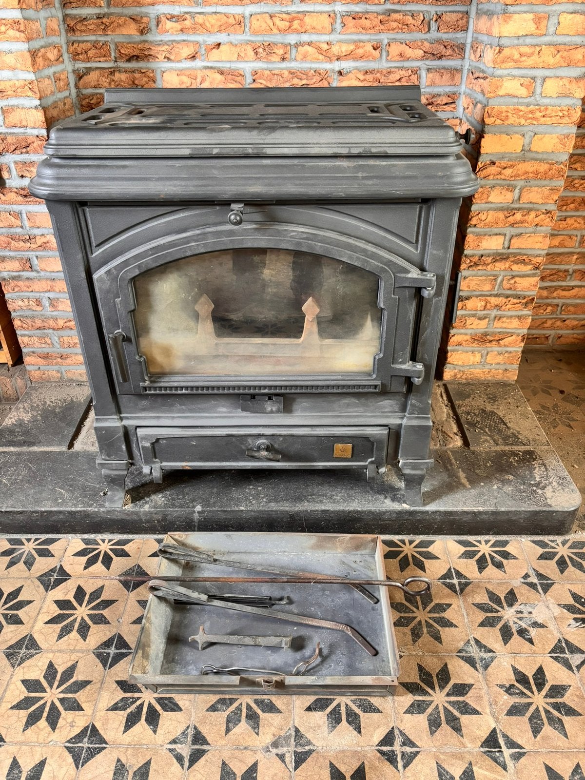 Poêle surdiac Harmony III Mix, Maison & Meubles, Poêle à charbon, Enlèvement, Utilisé, Bois