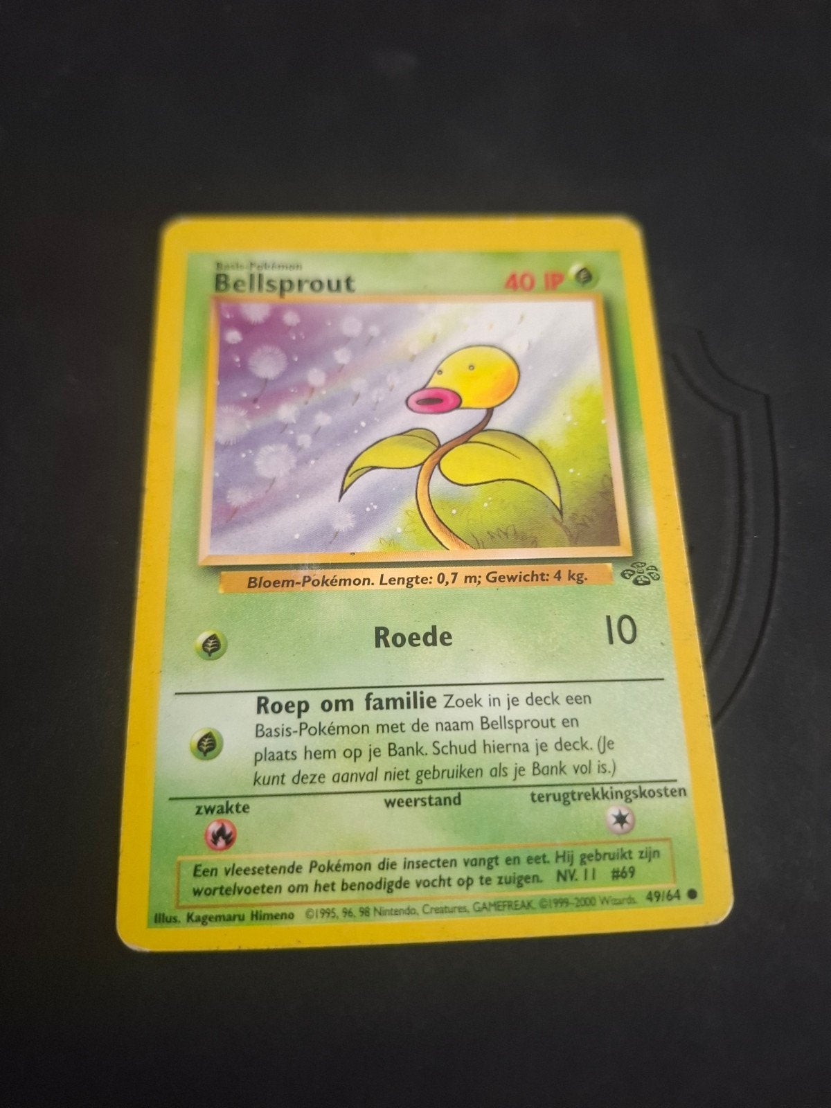 Pokémon Kaart: Bellsrpout 40HP (Basis-Pokémon), Ophalen of Verzenden