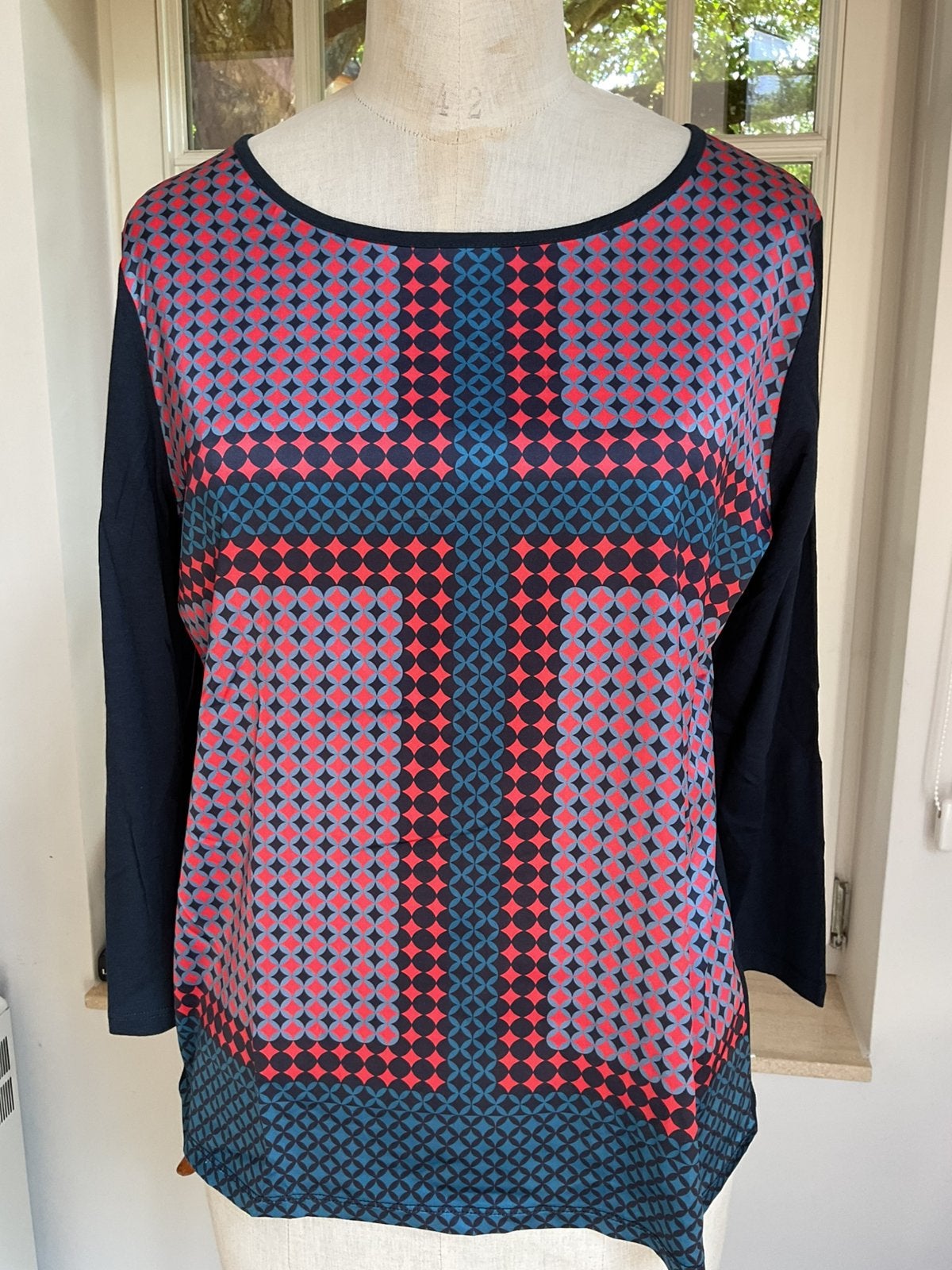 T shirt van Caroll, maat L, Kleding | Dames, Topjes, Gedragen, Maat 42/44 (L), Blauw, Ophalen of Verzenden